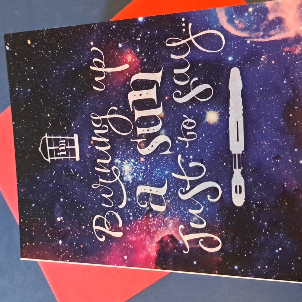 Doctor Who greeting card with envelope